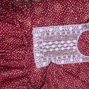 beautiful maroon kurti