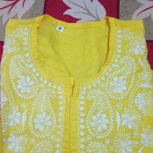 Chikankari Cotton Kurta