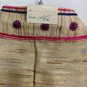 Half Stitched Jute Kurta Material