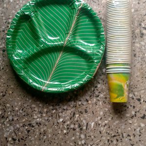 11 Paper Plate And 39 Glass