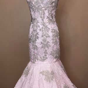 Pink Mermaid Gown