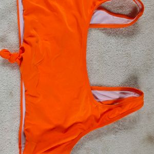 P. NEON ORANGE CUTE BRALETTE TOP