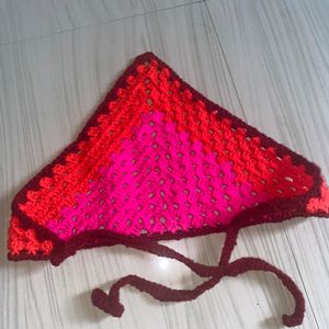 CROCHET MULTI COLOUR HEADBANDANA