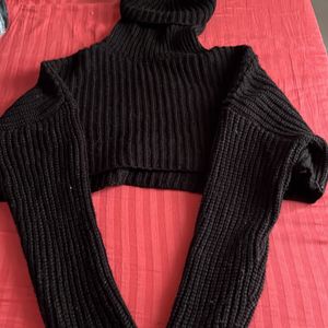 Woollen Crop Sweater