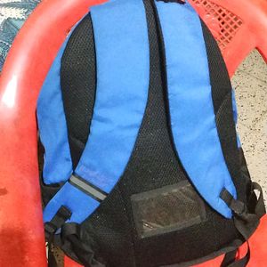 Blue And Black Backpack