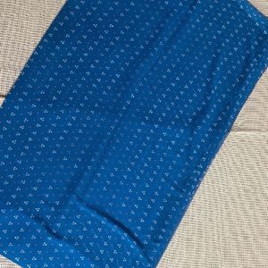 Blue Bandhani Saree