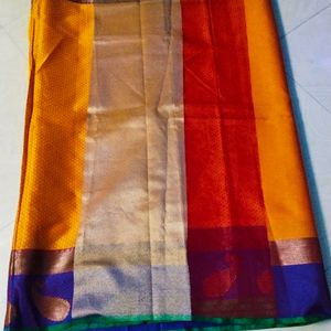 New Trendy Kora Muslin Saree