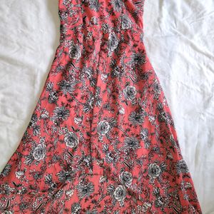 Flowy Flower Printed Dress. Size XXS