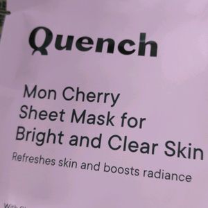 Quench Sheet Mask For Bright And Clear Skin