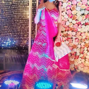 Lengha Choli Dress Wedding Party Shaddi