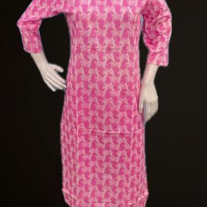 Pink Kurta Set