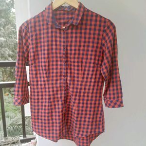 Checkered Crimsoune Club Shirt