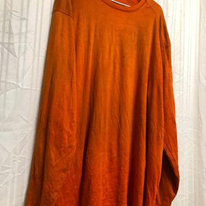 Orange Long Sleeve T Shirt