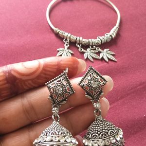 Silver Jewellery With Bracelet