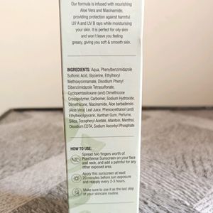 Puresense SPF 50 Sunscreen With Niacinamide