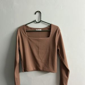 Square Neck Crop Top