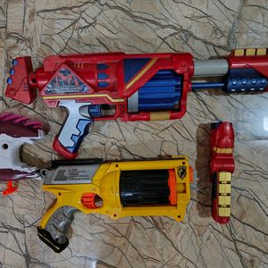 3 Nerf GUNS