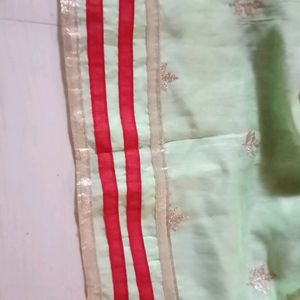 Patiala See Green Suit Set Good Condition