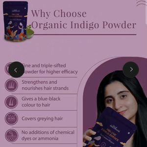 Satthwa Indigo Powder 💯Organic And Natural