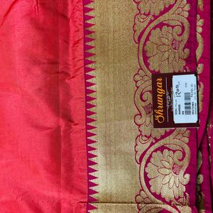 New Paithani Saree With Blouse Piece