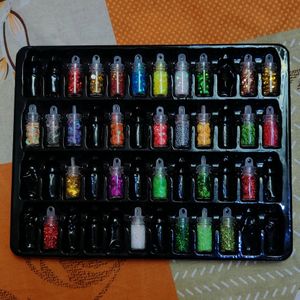 3D Nail Art Set Decoration Tool, Mixed Colours.