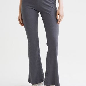 H&M Flared Ribbed Leggings For Women