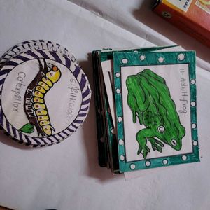 Crayons And Flashcards For Kids ,student