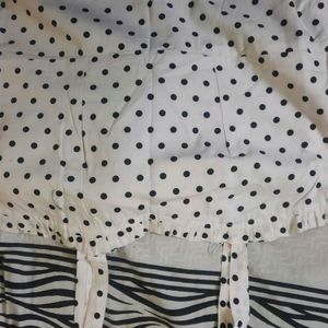 White Dotted Polka Dress