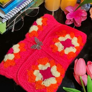 Crochet Book Cover