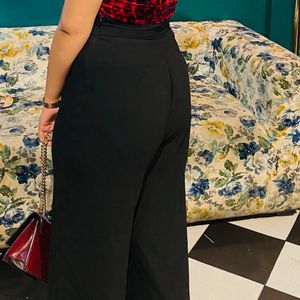 High Waist, Wide Leg Pants