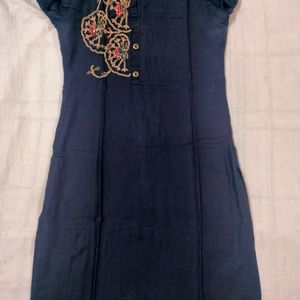 Black Work Kurti