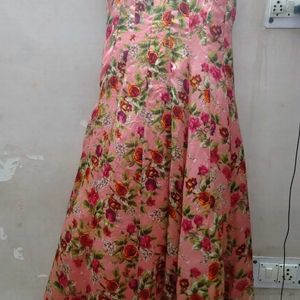 Printed Women Gown Dress