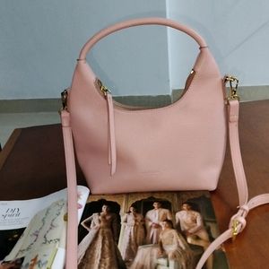 Blush Pink Branded Hand Bag