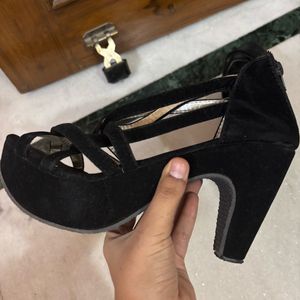 Black high heels