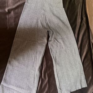 Woolen Grey Black Trouser !!