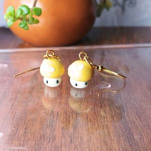 Mushroom Kawai Earrings