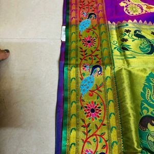 Paithani Saree With Blouse Piece