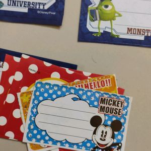 Crafty Diy Kids Stickers Disneyland Card Free Pen