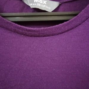 Max Casual Wear T-shirt For Girls