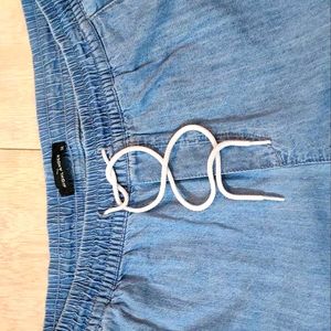 Blue Denim Joggers For Men