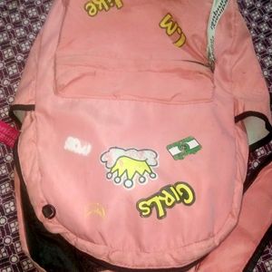 Backpack Pink Stylish For Girl And Women