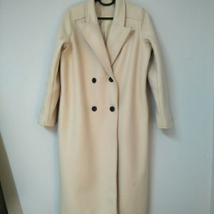 Beige Overcoat