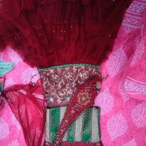 Lehenga Choli With Attached Patli