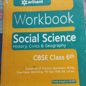 Class 6 Arihant Social Science Work Book