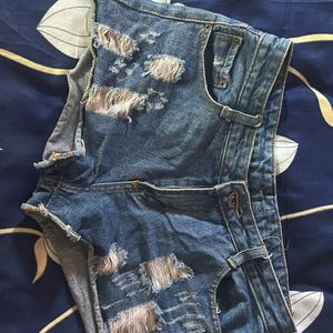 Denim shorts