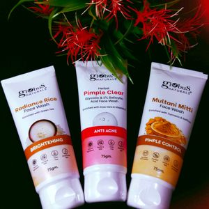 🔮3Pcs Globus Salicilic.,RiceWater,MultaniFacewash