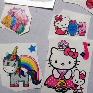 Cute Cartoon Tattoo Stickers 😍💫