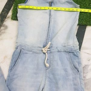 Denim Jumpsuit Bust Upto 32/34