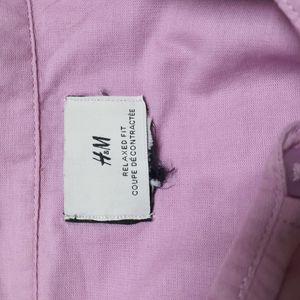 H&M Festive Wear Shirt Pink Colour