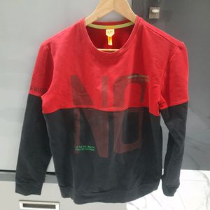 Red And Black Sweatshirt